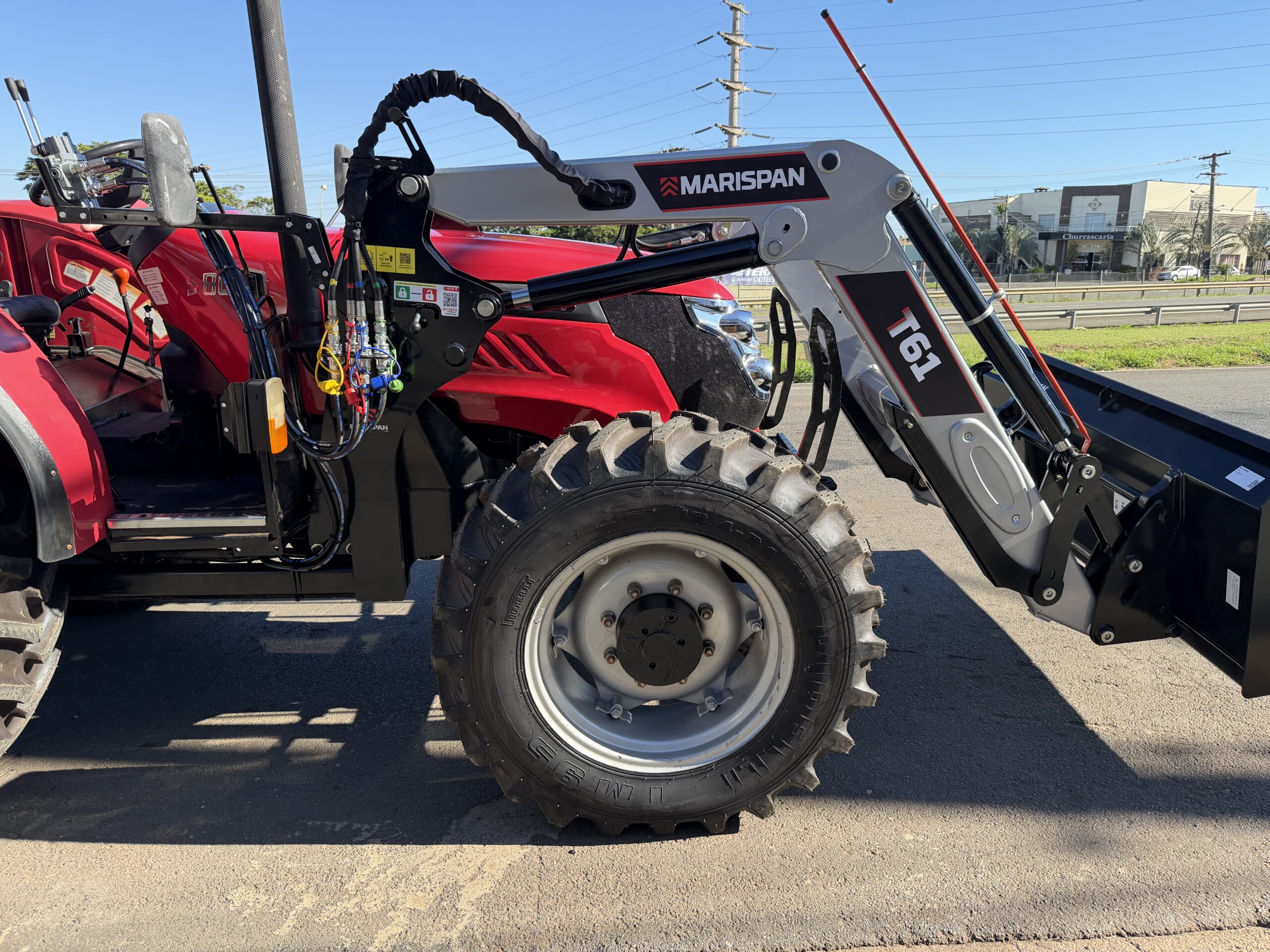 Yanmar Solis 80 4x4 Ano 2019/2020, com conjunto de concha dianteira (novo) Marca: Marispan Modelo: T61. - Imagem 12
