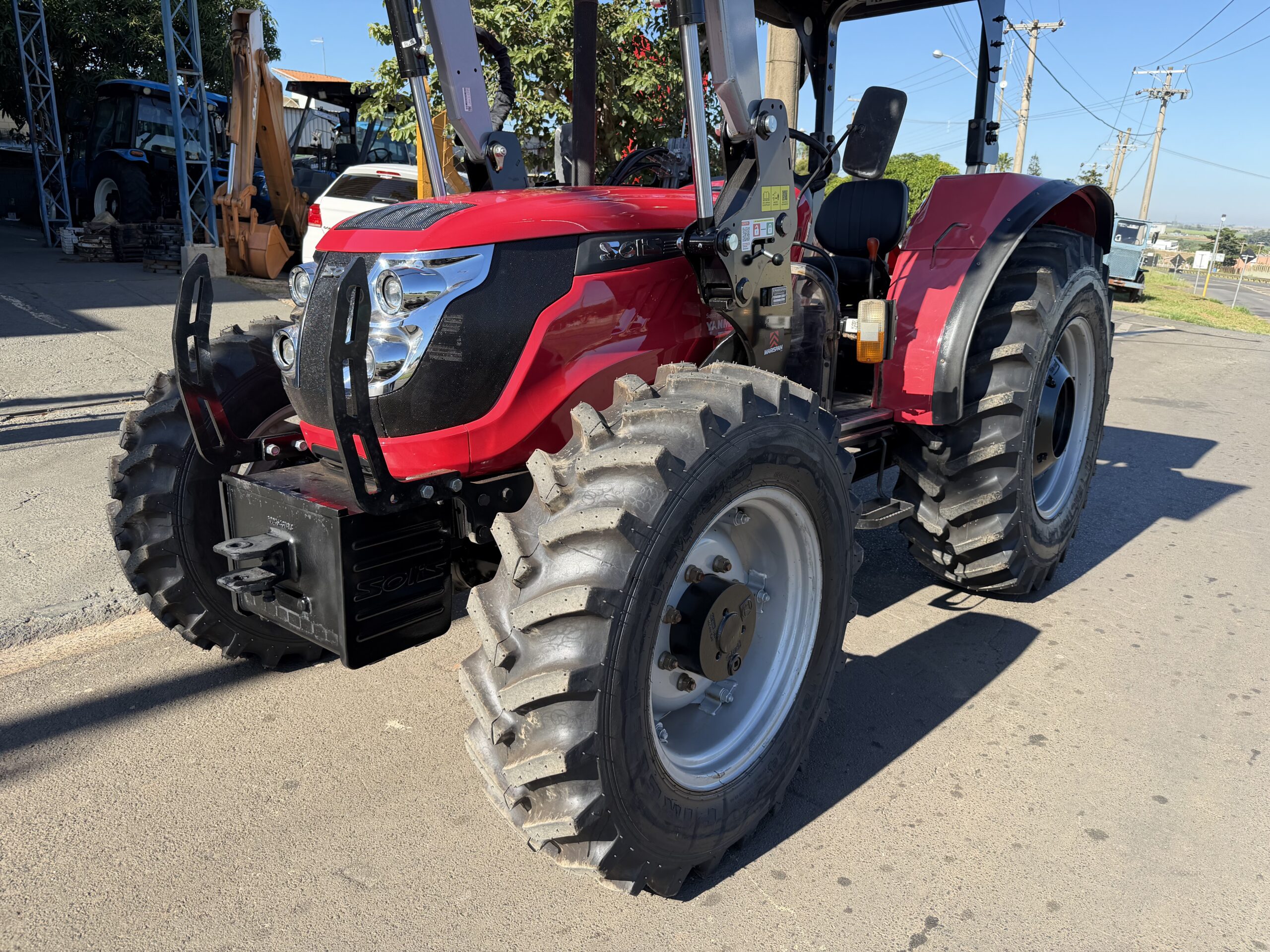 Yanmar Solis 80 4x4 Ano 2019/2020, com conjunto de concha dianteira (novo) Marca: Marispan Modelo: T61. - Imagem 20
