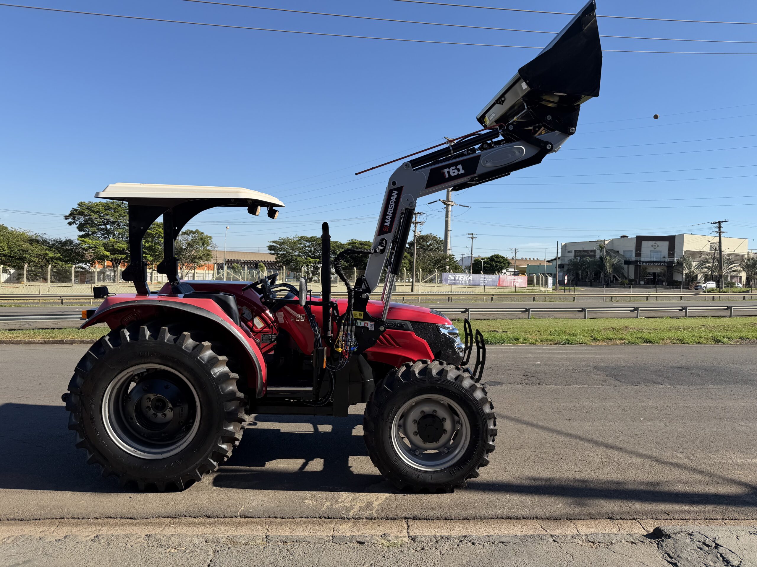 Yanmar Solis 80 4x4 Ano 2019/2020, com conjunto de concha dianteira (novo) Marca: Marispan Modelo: T61. - Imagem 23