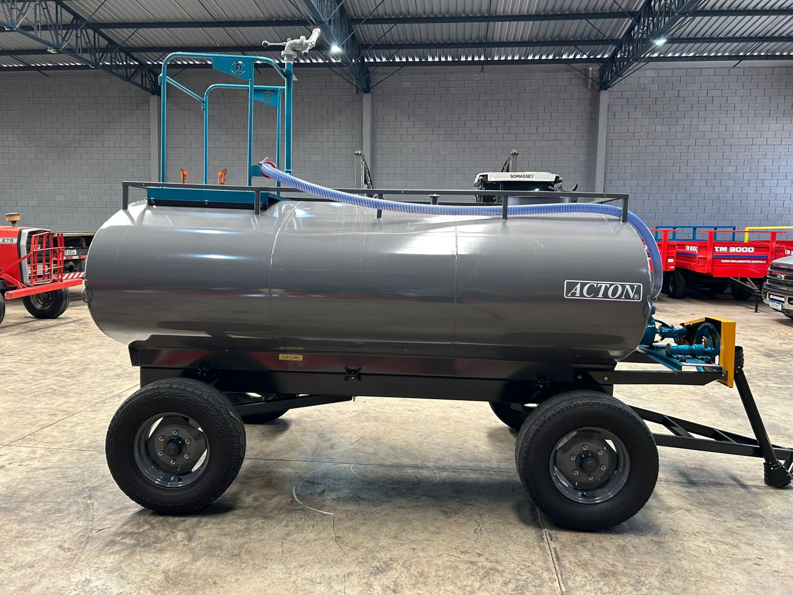 Carreta tanque Agrícola >novo Marca: Acton Modelo: CT4200 com capacidade para 4.200 Litros, Equipado com Kit Multitarefa Andrade TASP 51 e Plataforma contra Incêndio - Imagem 10