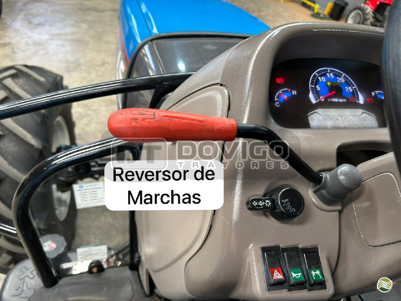 LS Tractor Plus 100 4x4 Ano 2022/2023 com redutor de velocidade e Reversor de marchas - Imagem 29