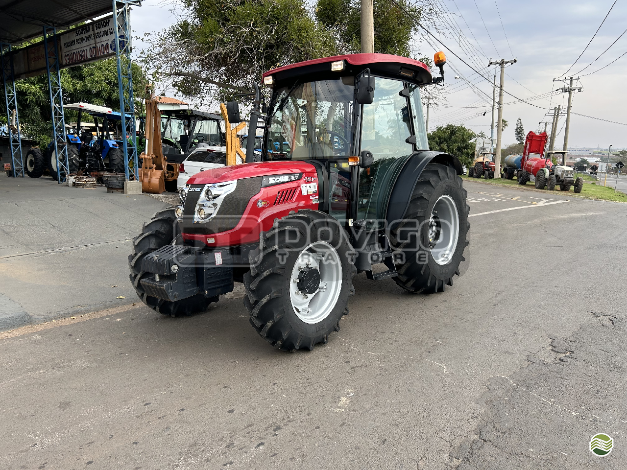 Yanmar Solis 90 Cabinado de Fábrica 4x4 Ano 2023 apenas 459 horas com Reversor de Marchas - Imagem 2
