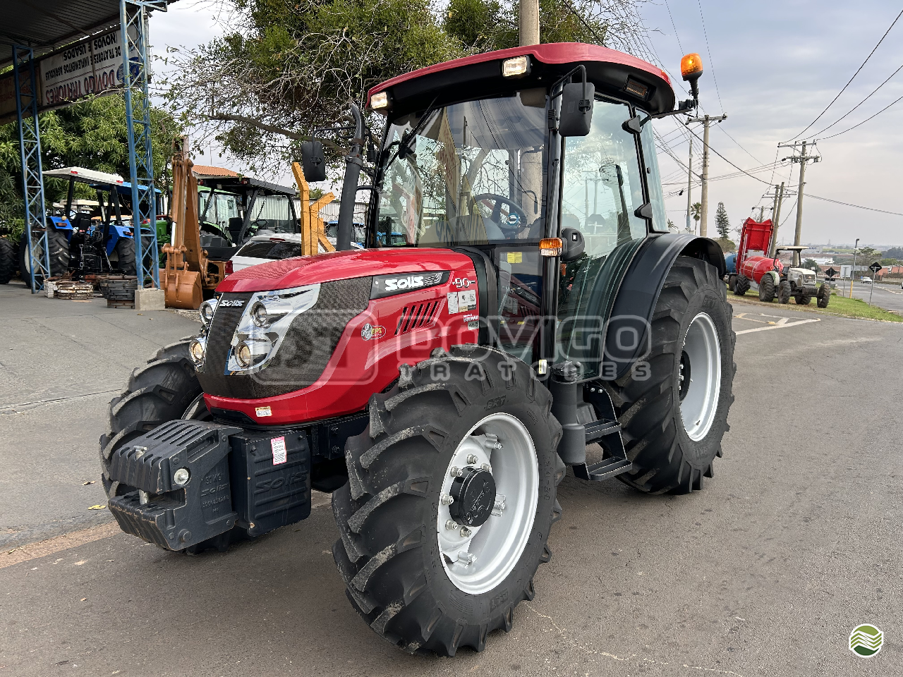 Yanmar Solis 90 Cabinado de Fábrica 4x4 Ano 2023 apenas 459 horas com Reversor de Marchas - Imagem 3