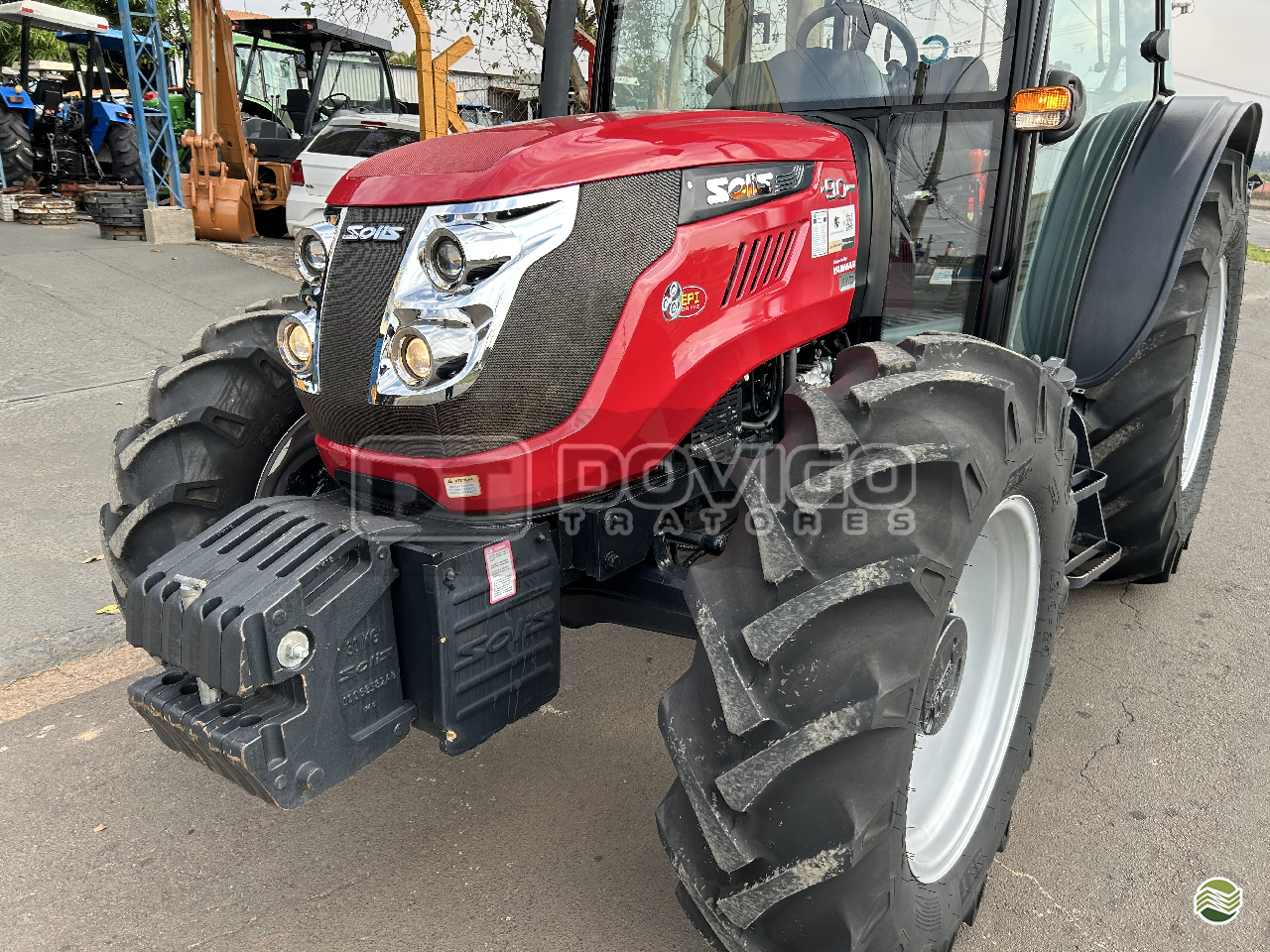 Yanmar Solis 90 Cabinado de Fábrica 4x4 Ano 2023 apenas 459 horas com Reversor de Marchas - Imagem 4