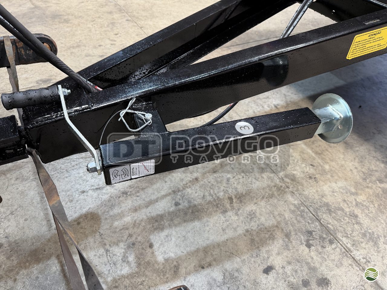 Carreta agrícola metálica basculante hidráulica nova para Trator , Marca: Tadeu Modelo: TMH 3000 basculante hidráulica por pistão - Imagem 5