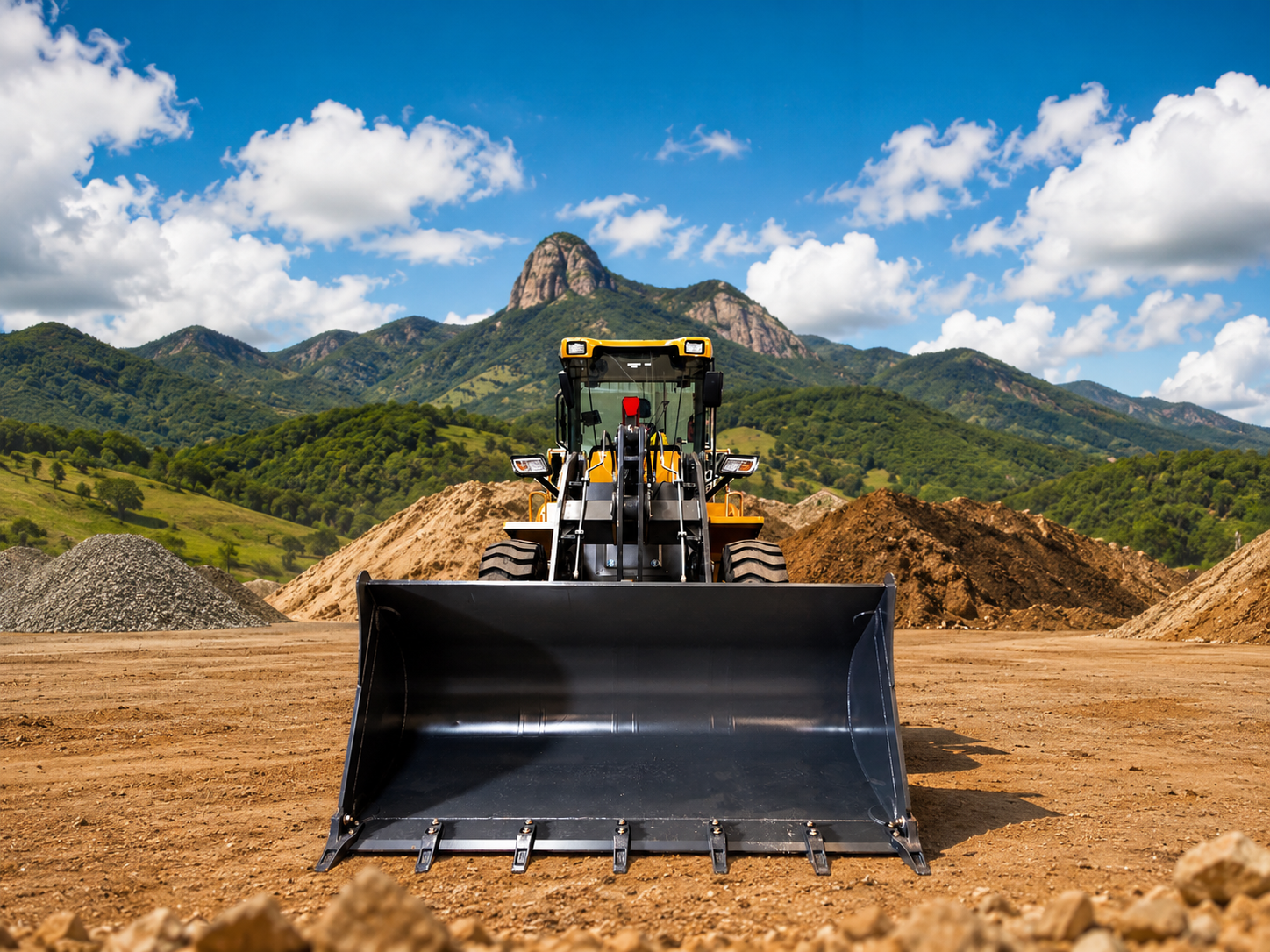 Pá Carregadeira (nova) Marca: TLM Modelo: 956H 4x4 linha Premiun, Ano: 2026, Cabinada de fábrica com ar condicionado. - Imagem 2